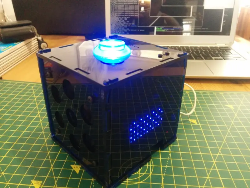 Click to read 'GoogleAIY a RaspberryPi and a Scroll pHAT'